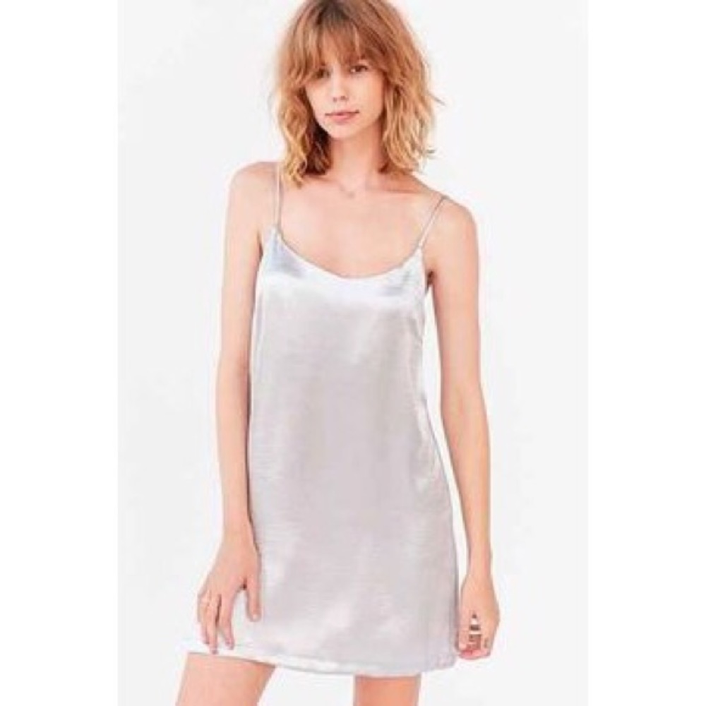 Urban Renewal Vintage Slip Dress (silver)